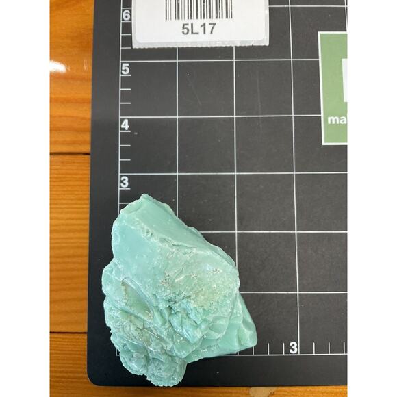 Blue Green Opaque Art Glass Cullet Slag Glass #5L17 - Picture 5 of 5